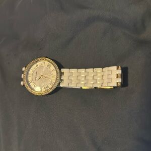 Elegant Gold and Cream Women's Watch Anne Klein